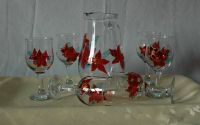 Set pahare de vin cu carafa