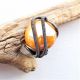 Inel cupru cabochon sticla