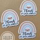 Stickere Thanks for your support!