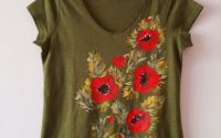 Tricou  pictat manual 