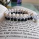 Bratara chic black and white