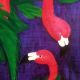 Flamingo - tablou acrilic 