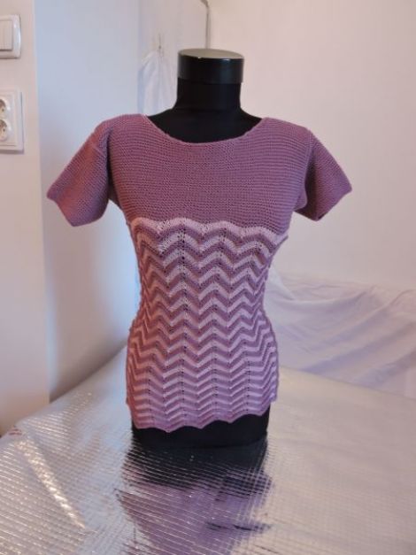 bluza tricotata manual unicat