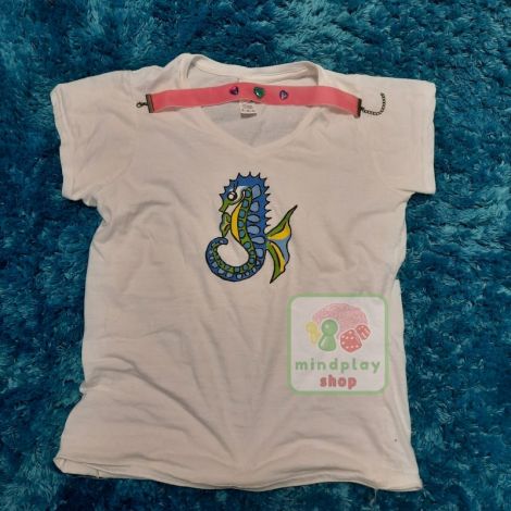 Tricou "Under the Sea" pictat manual