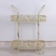 Raft din fier forjat antik white 