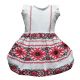Rochie fete traditional bumbac Oltenia 5-6ani