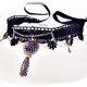 chocker cu cristal alb