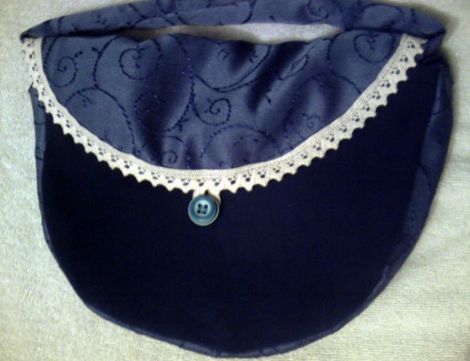 Gentuta bleu eleganta vintage