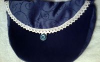 Gentuta bleu eleganta vintage