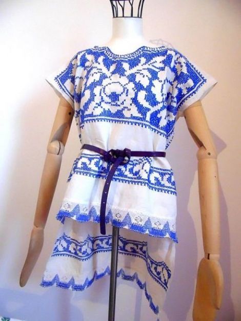 bluza camasa  tip ie albastra asimetrica 