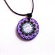 colier lemn mandala
