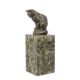 Pisica - statueta din bronz masiv 