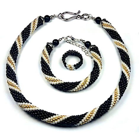 Set 3 crosetat handmade elegant