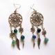cercei Dreamcatcher cu agate 