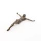 Sculptura din bronz cu Isus de pus pe perete 