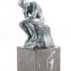 Ganditorul - statueta din bronz tratat 