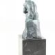 Ganditorul - statueta din bronz tratat 