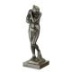 Eva - statueta din bronz pe soclu din marmura 