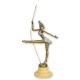 Balerina - statueta din bronz pe soclu din marmura
