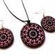 set lemn mandala 