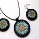 set lemn mandala 