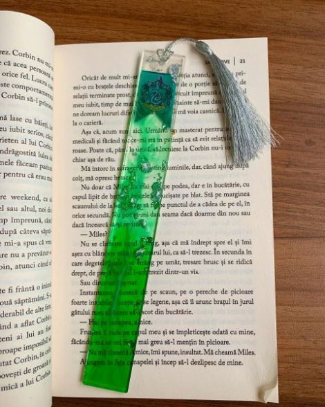 Semn de carte Harry Potter - Slytherin