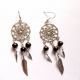 cercei Dreamcatcher cu perle naturale 