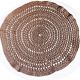 mileu bumbac crosetat manual bej inchis 30 cm