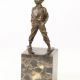Baietel schior - statueta din bronz 