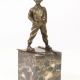 Baietel schior - statueta din bronz 