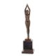 Dansatoare Art Deco - statueta din bronz