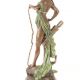 Zeita Diana- statueta din bronz pictat 
