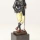 Jucator de golf - statueta din bronz pictat 