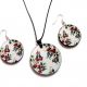 set lemn cu motiv traditional 