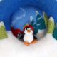 Coronita impaslita cu pinguin
