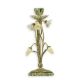 Sfesnic floare din portelan cu bronz 