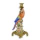 Set sfesnice papagal din portelan cu bronz 