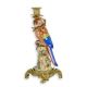 Set sfesnice papagal din portelan cu bronz 
