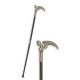 Baston din metal cu maner din aluminiu
