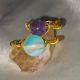 Blue Agate Ring