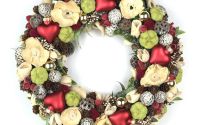Coronita de Craciun multicolora 30 cm