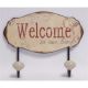 Cuier din metal cu "Welcome"