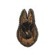 Brosa zeul anubis handmade 8x5 cm 