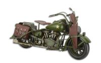 Model de motocicleta verde