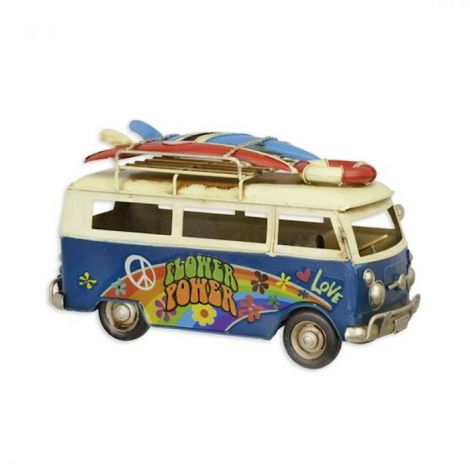 Model de autobuz cu Flower Power