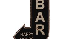 Decoratiune din metal cu BAR