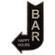 Decoratiune din metal cu BAR