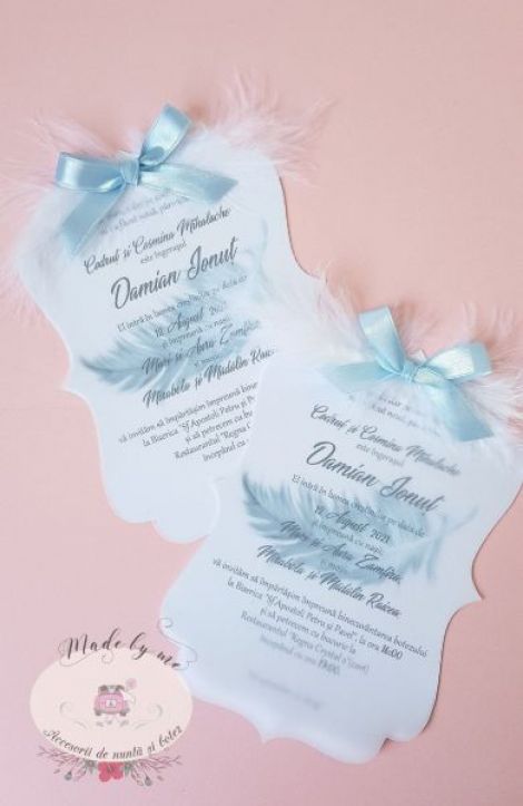 Invitatie botez cu fulgi