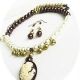 colier perle si camee ivory oliv aramiu