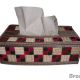 Husa brodata manual pentru cutie de servetele